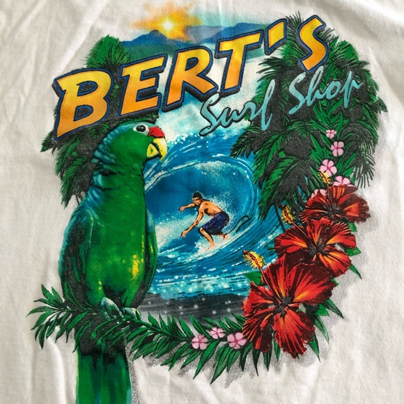 Bert's surf shop t shirts Clearance